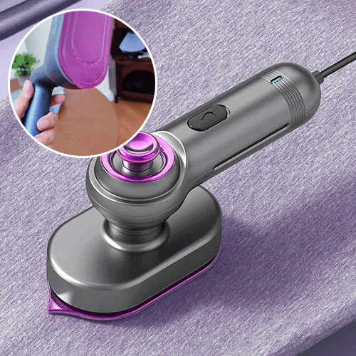 Last Day Sale 50% OFF 🔥 Mini Steam Iron – Portable Handheld Wrinkle Remover & Travel Garment Steamer