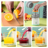 Last Day Sale 50% OFF 🔥 Portable USB Rechargeable Electric Citrus Juicer – Hands-Free Fresh Juice Maker