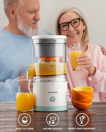 Last Day Sale 50% OFF 🔥 Portable USB Rechargeable Electric Citrus Juicer – Hands-Free Fresh Juice Maker
